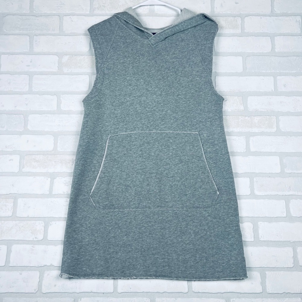 BDG Urban Outfitters Gray Sleeveless Hoodie Dress Heathered Fleece XS